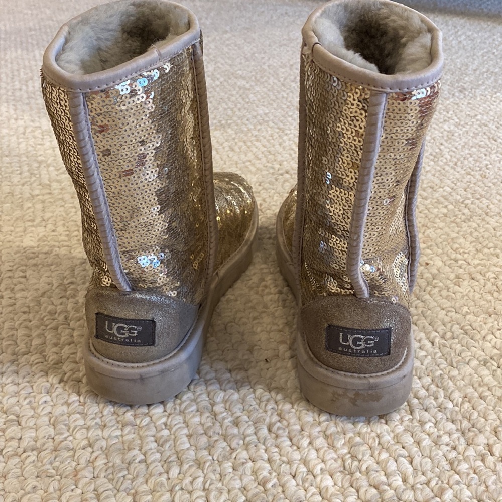 Silver Sequin Ugg Boots! - image 4
